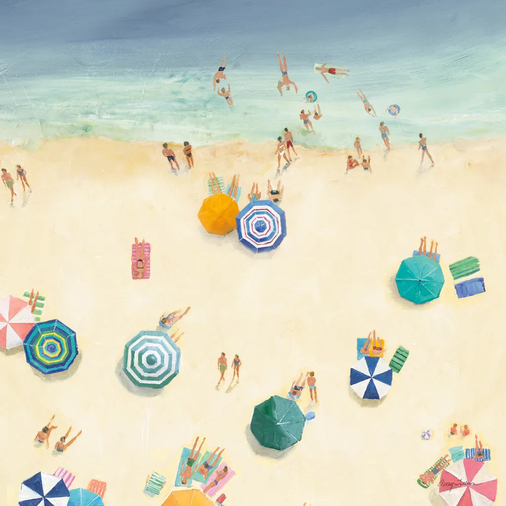 Summer Beach Fun II Bright Crop by Avery Tillmon. SKU 69197a. Archival Giclee Fine art print for wall decor.