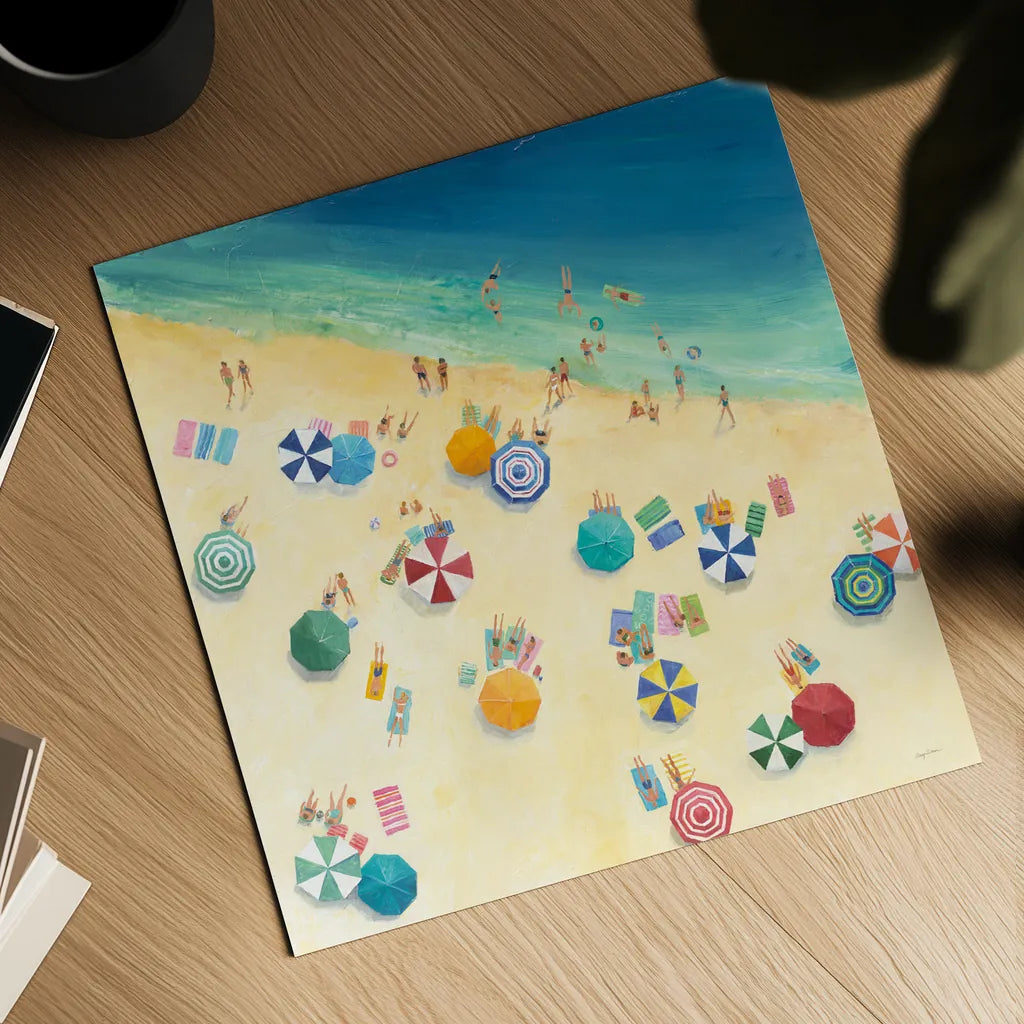 Summer Fun by Avery Tillmon. Shown as a detailed flat fine art print, highlighting archival giclee quality. Available as an archival giclee rolled canvas, fine art paper, or poster print. SKU 16401a.