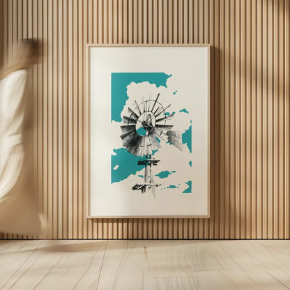 Texas Wind by Avery Tillmon. shown as over sized large wall art. Available as an archival giclee rolled canvas, fine art paper, or poster print. SKU 56283h.