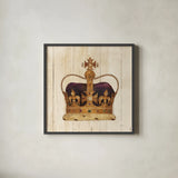 The Majestys Crown I Light by Avery Tillmon. Shown in a sleek black glass frame for a contemporary gallery look. Available as an archival giclee rolled canvas, fine art paper, or poster print. SKU 73940a.