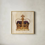 The Majestys Crown I Light by Avery Tillmon. Shown in a natural wood glass frame for a timeless modern aesthetic. Available as an archival giclee rolled canvas, fine art paper, or poster print. SKU 73940a.