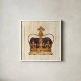 The Majestys Crown I Light by Avery Tillmon. Shown in a crisp white glass frame for a clean and minimalist style. Available as an archival giclee rolled canvas, fine art paper, or poster print. SKU 73940a.