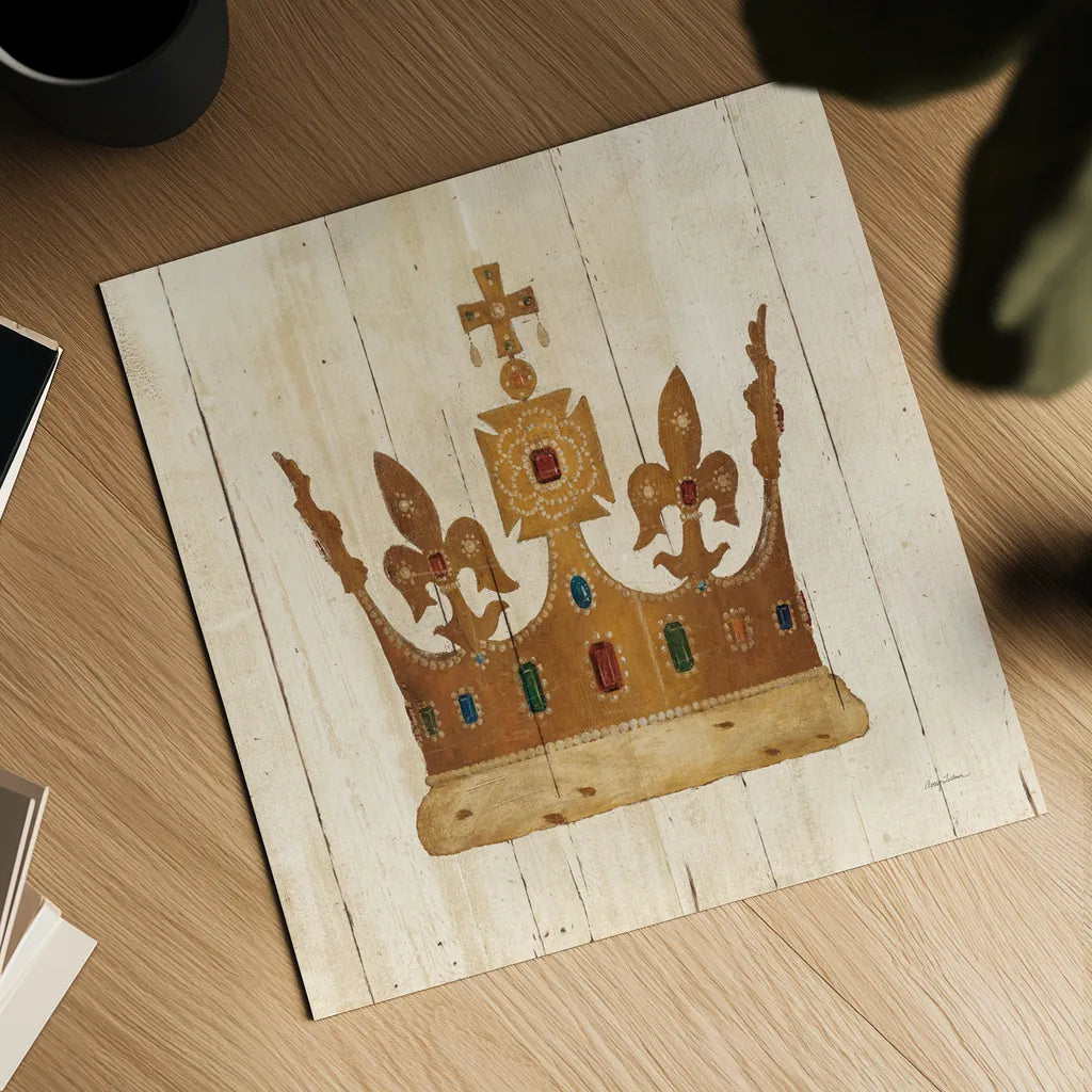 The Majestys Crown II Light by Avery Tillmon. Shown as a detailed flat fine art print, highlighting archival giclee quality. Available as an archival giclee rolled canvas, fine art paper, or poster print. SKU 73941a.
