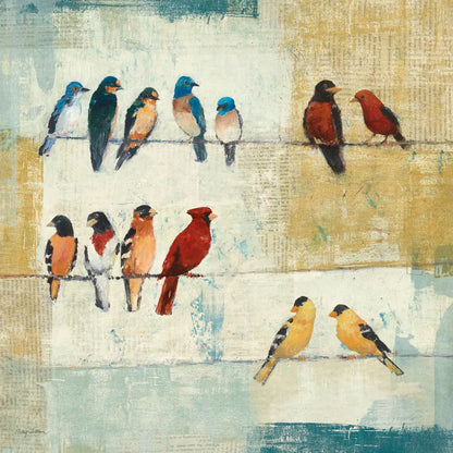 The Usual Suspects by Avery Tillmon. SKU 10334a. Archival Giclee Fine art print for wall decor.