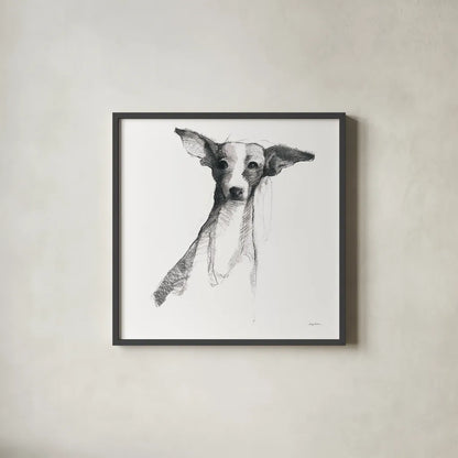 Thor by Avery Tillmon. Shown in a sleek black glass frame for a contemporary gallery look. Available as an archival giclee rolled canvas, fine art paper, or poster print. SKU 49667a.
