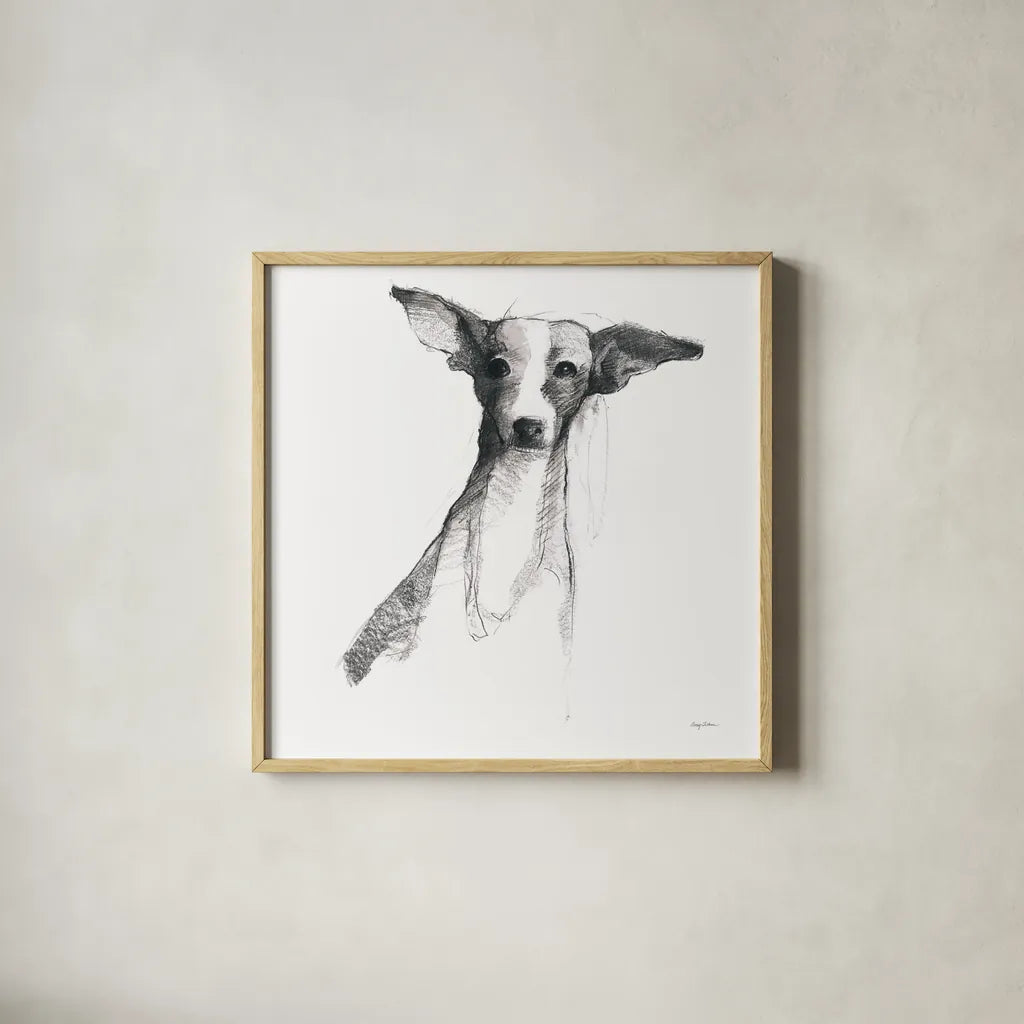 Thor by Avery Tillmon. Shown in a natural wood glass frame for a timeless modern aesthetic. Available as an archival giclee rolled canvas, fine art paper, or poster print. SKU 49667a.