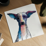 Thor Watercolor Pastel by Avery Tillmon. Shown as a detailed flat fine art print, highlighting archival giclee quality. Available as an archival giclee rolled canvas, fine art paper, or poster print. SKU 54623a.