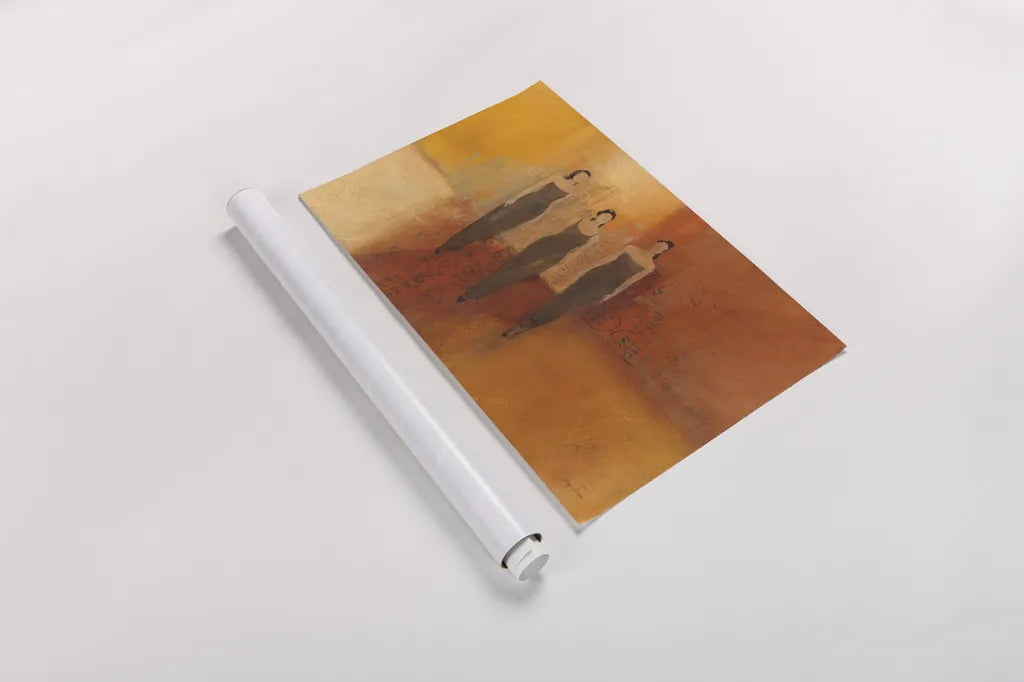 Three Graces II by Avery Tillmon. shown as a rolled paper print. Available as archival giclee rolled canvas, fine art paper, or poster print. SKU 1015i.