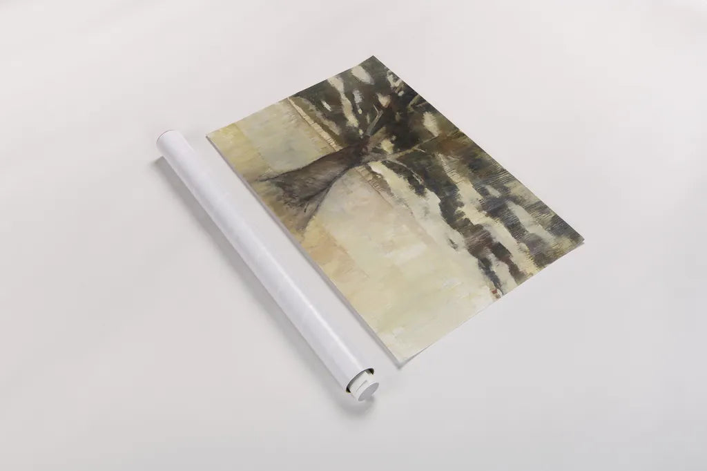 Tree at the Meadows Edge by Avery Tillmon. shown as a rolled paper print. Available as archival giclee rolled canvas, fine art paper, or poster print. SKU 36217i.