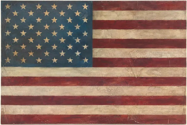 US Flag by Avery Tillmon. SKU 15679i. Archival Giclee Fine art print for wall decor.