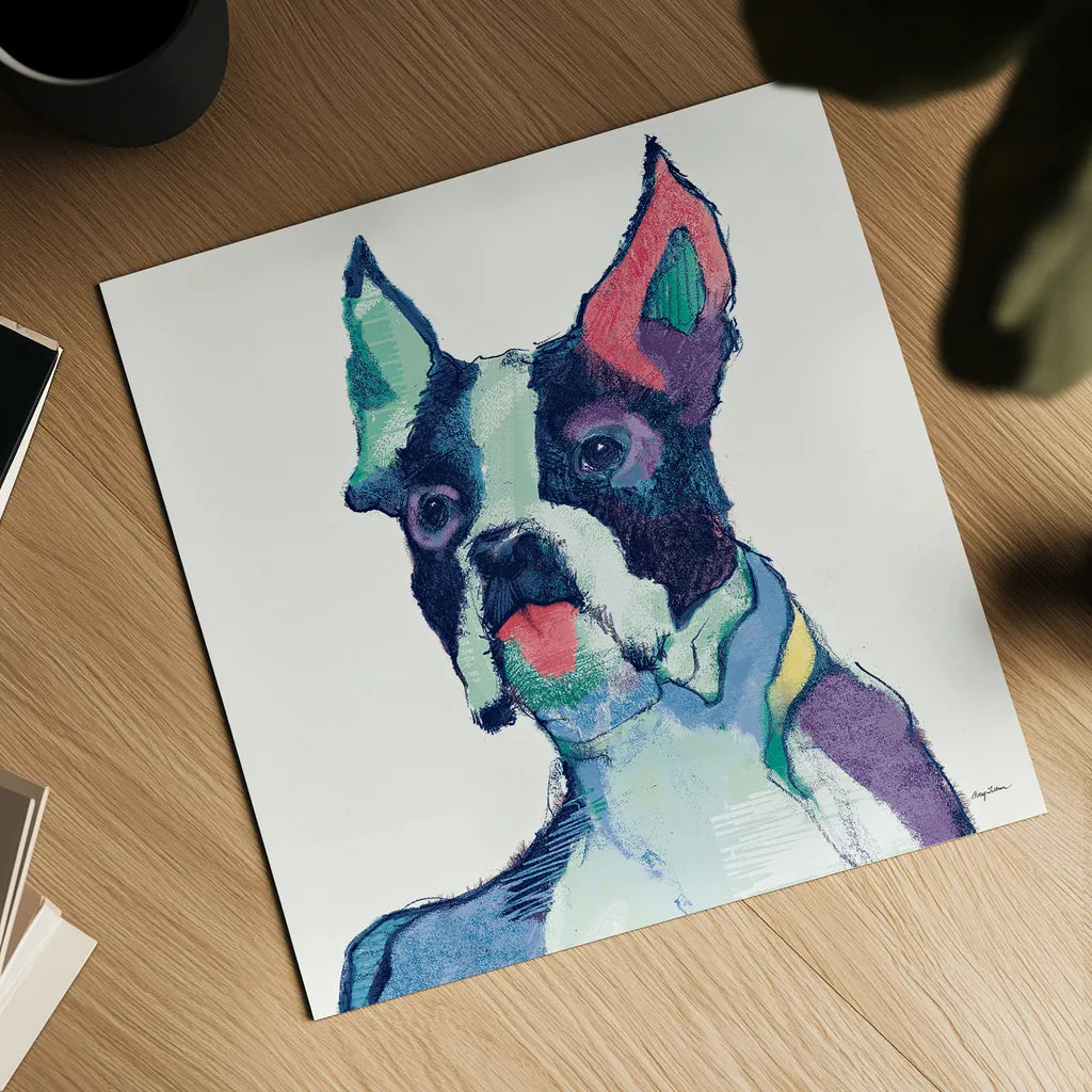 Ulysses Watercolor Pastel by Avery Tillmon. Shown as a detailed flat fine art print, highlighting archival giclee quality. Available as an archival giclee rolled canvas, fine art paper, or poster print. SKU 30460a.