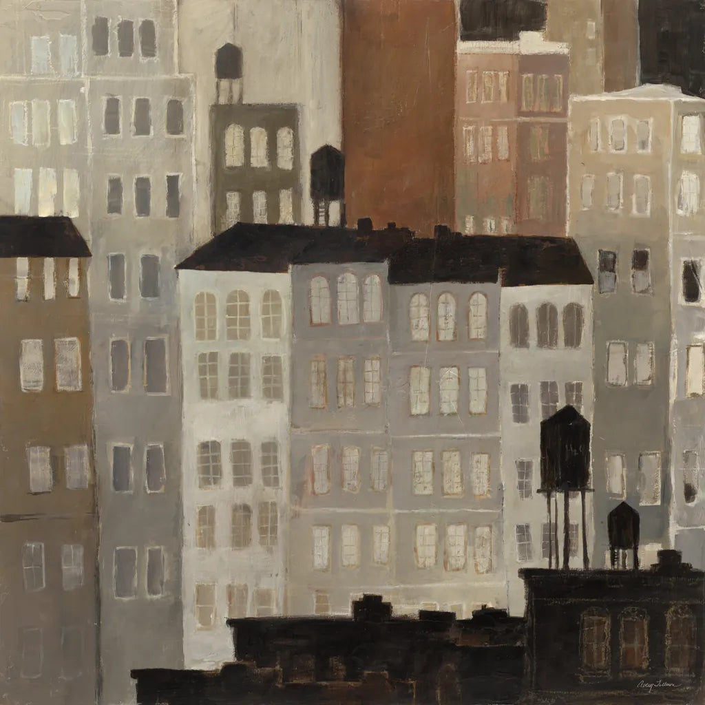 Water Towers by Avery Tillmon. SKU 49464a. Archival Giclee Fine art print for wall decor.