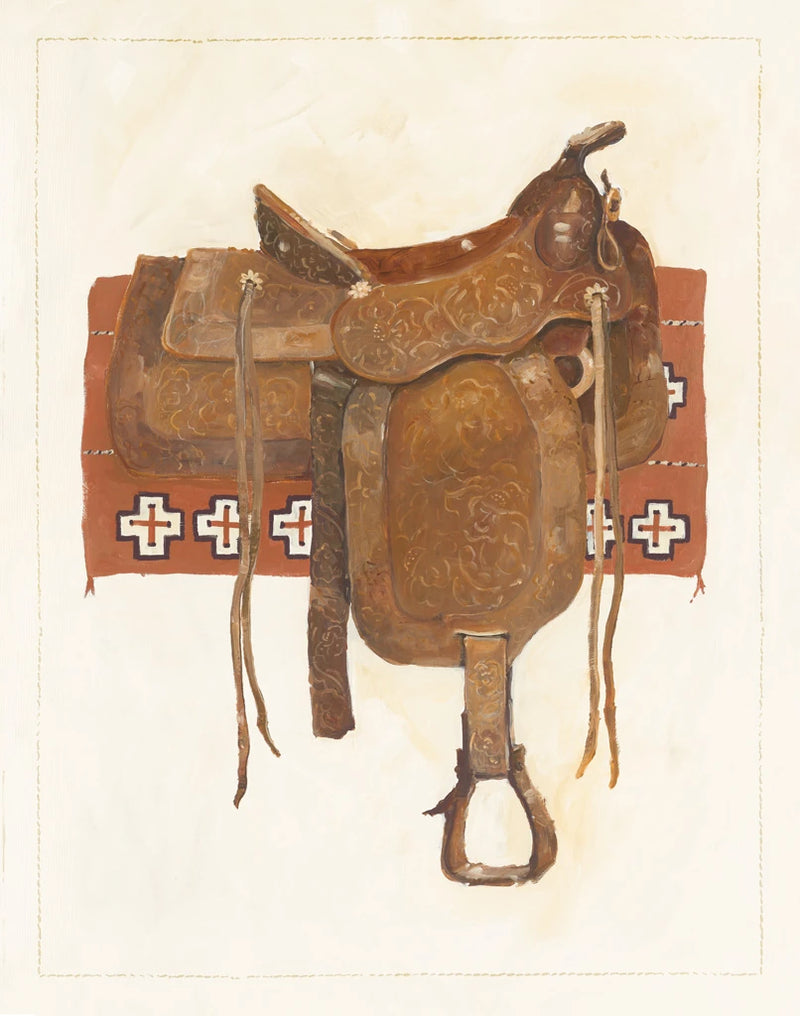 Western Saddle I Light by Avery Tillmon