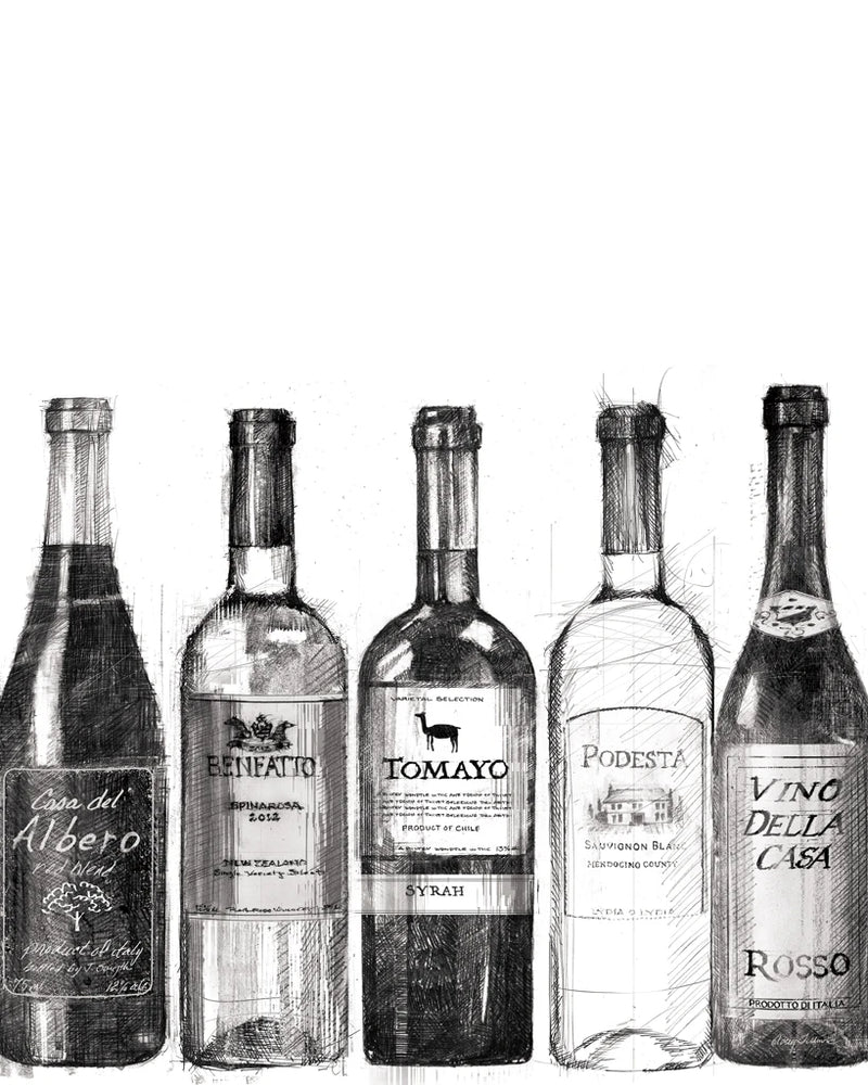 Wine Cellar III BW by Avery Tillmon