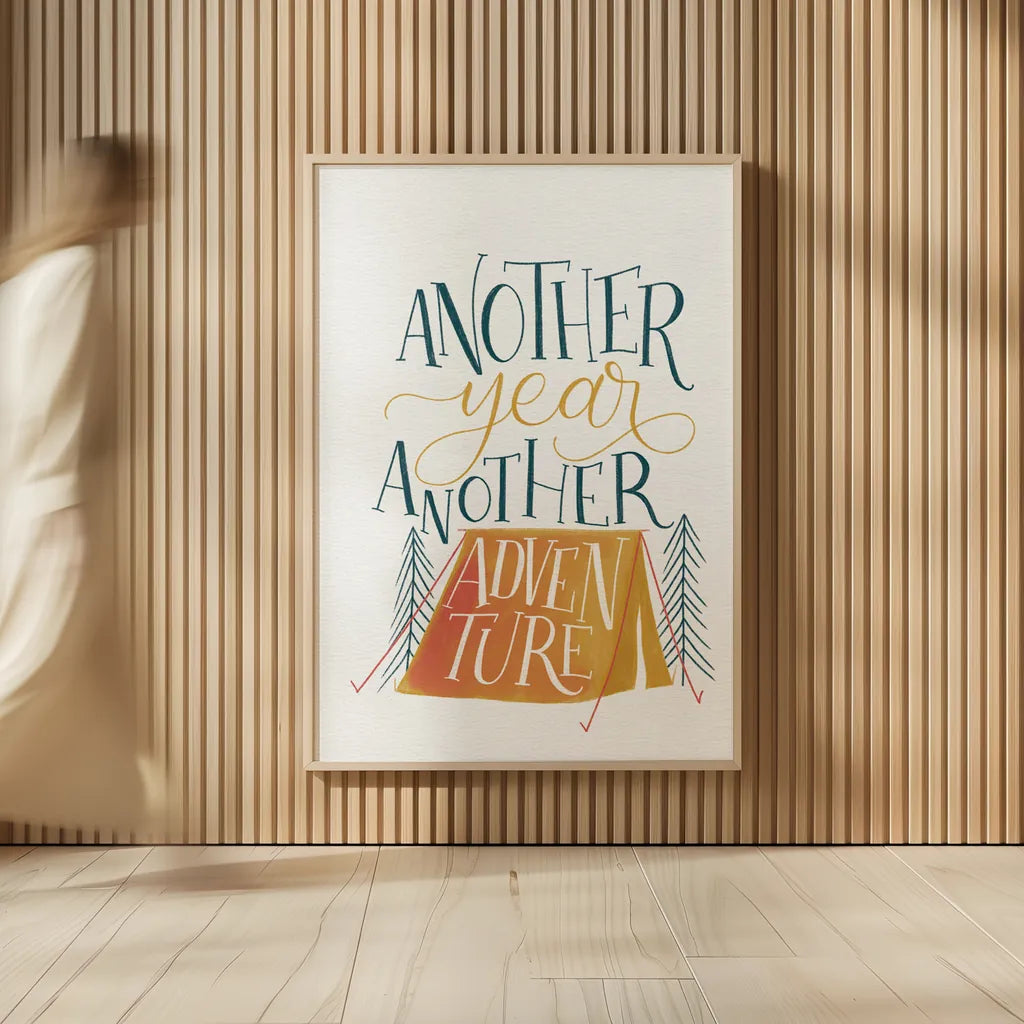 Adventure by Becky Thorns. shown as over sized large wall art. Available as an archival giclee rolled canvas, fine art paper, or poster print. SKU 61428h.