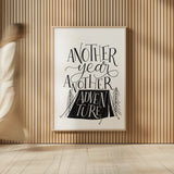 Adventure BW by Becky Thorns. shown as over sized large wall art. Available as an archival giclee rolled canvas, fine art paper, or poster print. SKU 61429h.