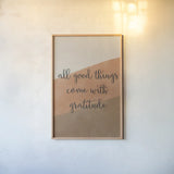 All Good Things Warm by Becky Thorns. shown as a paper print in a natural frame. Available as a archival giclee rolled canvas, fine art paper, or poster print. SKU 73704h.