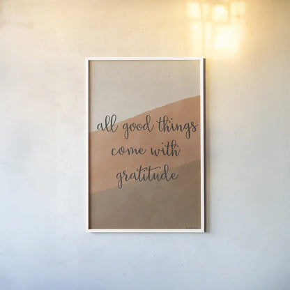 All Good Things Warm by Becky Thorns. shown as a paper print in a white frame. Available as a archival giclee rolled canvas, fine art paper, or poster print. SKU 73704h.