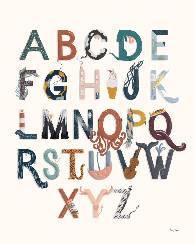 Alphabet A to Z by Becky Thorns