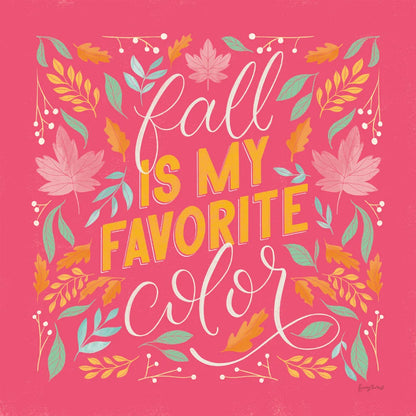 Autumn Sayings I Bright by Becky Thorns. SKU 65065a. Archival Giclee Fine art print for wall decor.