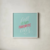 Autumn Sayings I No Leaves Bright by Becky Thorns. Shown in a crisp white glass frame for a clean and minimalist style. Available as an archival giclee rolled canvas, fine art paper, or poster print. SKU 65066a.