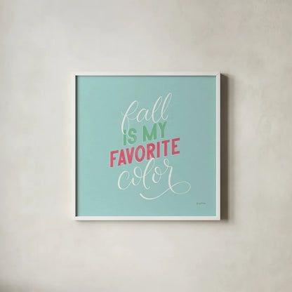 Autumn Sayings I No Leaves Bright by Becky Thorns. Shown in a crisp white glass frame for a clean and minimalist style. Available as an archival giclee rolled canvas, fine art paper, or poster print. SKU 65066a.