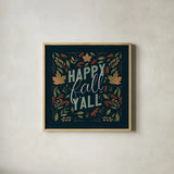 Autumn Sayings I v2 by Becky Thorns. Shown in a natural wood glass frame for a timeless modern aesthetic. Available as an archival giclee rolled canvas, fine art paper, or poster print. SKU 58785a.