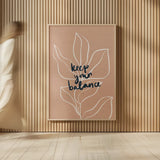 Balance I by Becky Thorns. shown as over sized large wall art. Available as an archival giclee rolled canvas, fine art paper, or poster print. SKU 63795h.