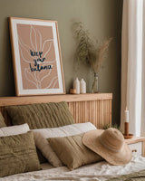 Balance I by Becky Thorns. shown as a paper print in a natural frame. Available as a archival giclee rolled canvas, fine art paper, or poster print. SKU 63795h.