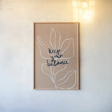 Balance I by Becky Thorns. shown as a paper print in a natural frame. Available as a archival giclee rolled canvas, fine art paper, or poster print. SKU 63795h.