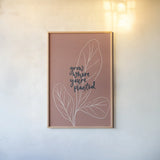 Balance II by Becky Thorns. shown as a paper print in a natural frame. Available as a archival giclee rolled canvas, fine art paper, or poster print. SKU 63796h.