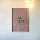 Balance II by Becky Thorns. shown as a paper print in a white frame. Available as a archival giclee rolled canvas, fine art paper, or poster print. SKU 63796h.