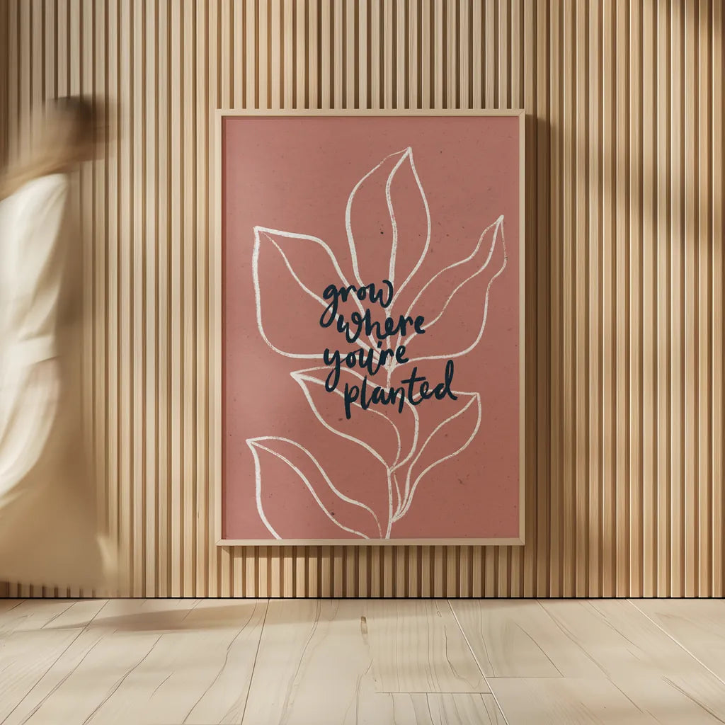 Balance II Leaves by Becky Thorns. shown as over sized large wall art. Available as an archival giclee rolled canvas, fine art paper, or poster print. SKU 69373h.