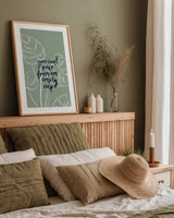 Balance III by Becky Thorns. shown as a paper print in a natural frame. Available as a archival giclee rolled canvas, fine art paper, or poster print. SKU 63797h.