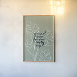 Balance III by Becky Thorns. shown as a paper print in a natural frame. Available as a archival giclee rolled canvas, fine art paper, or poster print. SKU 63797h.
