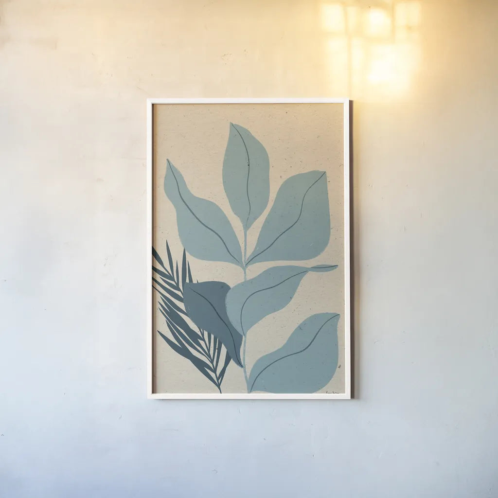 Balance IV by Becky Thorns. shown as a paper print in a white frame. Available as a archival giclee rolled canvas, fine art paper, or poster print. SKU 63798h.