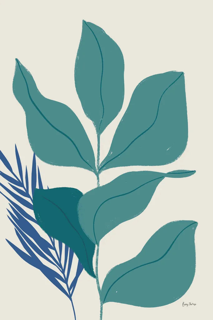 Balance IV Teal by Becky Thorns. SKU 70683h. Archival Giclee Fine art print for wall decor.