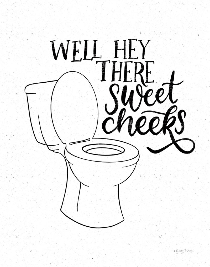 Bathroom Puns III by Becky Thorns