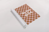 Be the Good II Checkered by Becky Thorns. shown as a rolled paper print. Available as archival giclee rolled canvas, fine art paper, or poster print. SKU 87458h.