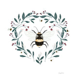 Bees VI by Becky Thorns. SKU 70689a. Archival Giclee Fine art print for wall decor.