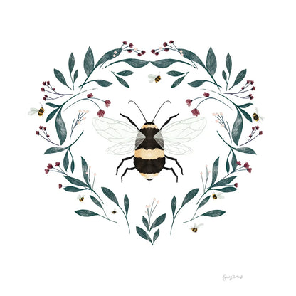 Bees VI by Becky Thorns. SKU 70689a. Archival Giclee Fine art print for wall decor.