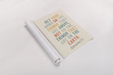 Bible Saying II by Becky Thorns. shown as a rolled paper print. Available as archival giclee rolled canvas, fine art paper, or poster print. SKU 57467h.