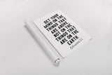 Bible Saying II BW by Becky Thorns. shown as a rolled paper print. Available as archival giclee rolled canvas, fine art paper, or poster print. SKU 67043h.