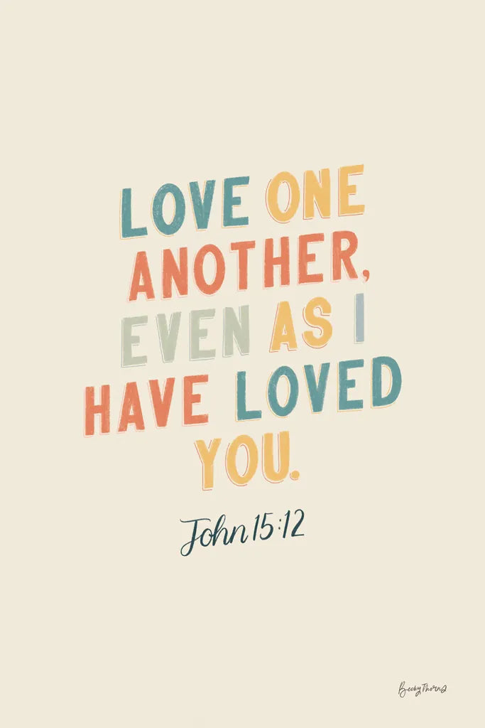 Bible Saying III by Becky Thorns. SKU 57468h. Archival Giclee Fine art print for wall decor.