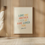 Bible Saying III by Becky Thorns. shown as over sized large wall art. Available as an archival giclee rolled canvas, fine art paper, or poster print. SKU 57468h.