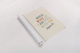 Bible Saying IV by Becky Thorns. shown as a rolled paper print. Available as archival giclee rolled canvas, fine art paper, or poster print. SKU 57469h.