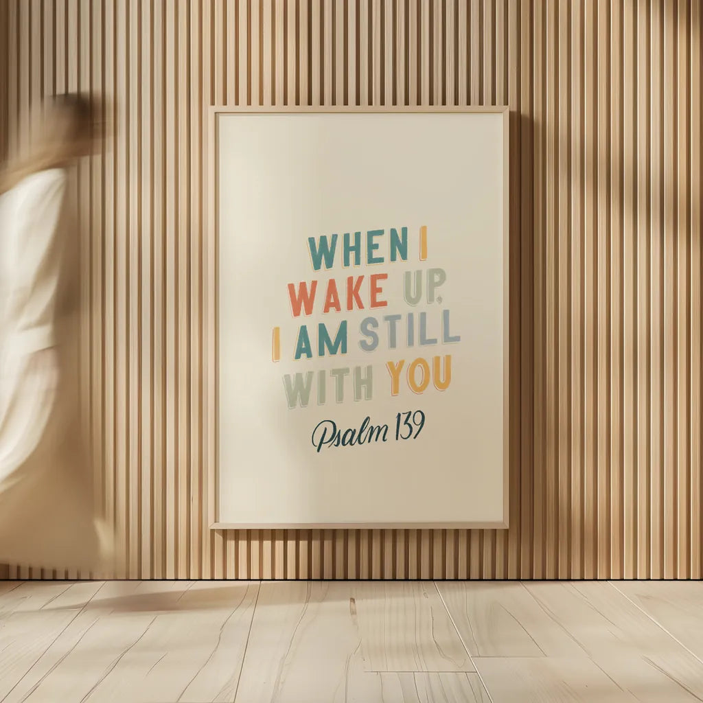 Bible Saying IV by Becky Thorns. shown as over sized large wall art. Available as an archival giclee rolled canvas, fine art paper, or poster print. SKU 57469h.