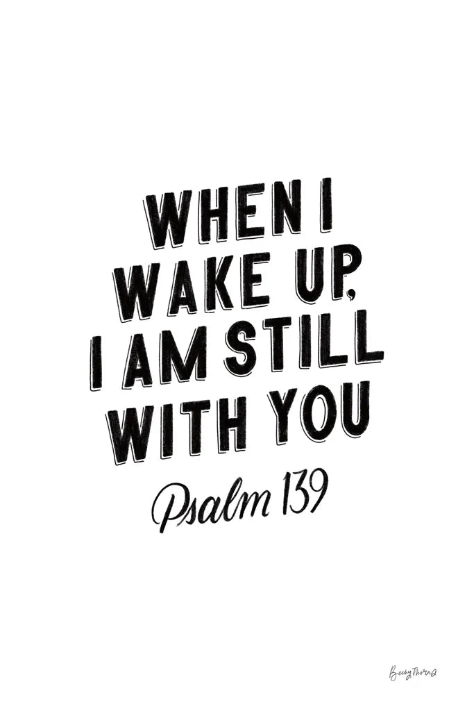 Bible Saying IV BW by Becky Thorns. SKU 67045h. Archival Giclee Fine art print for wall decor.