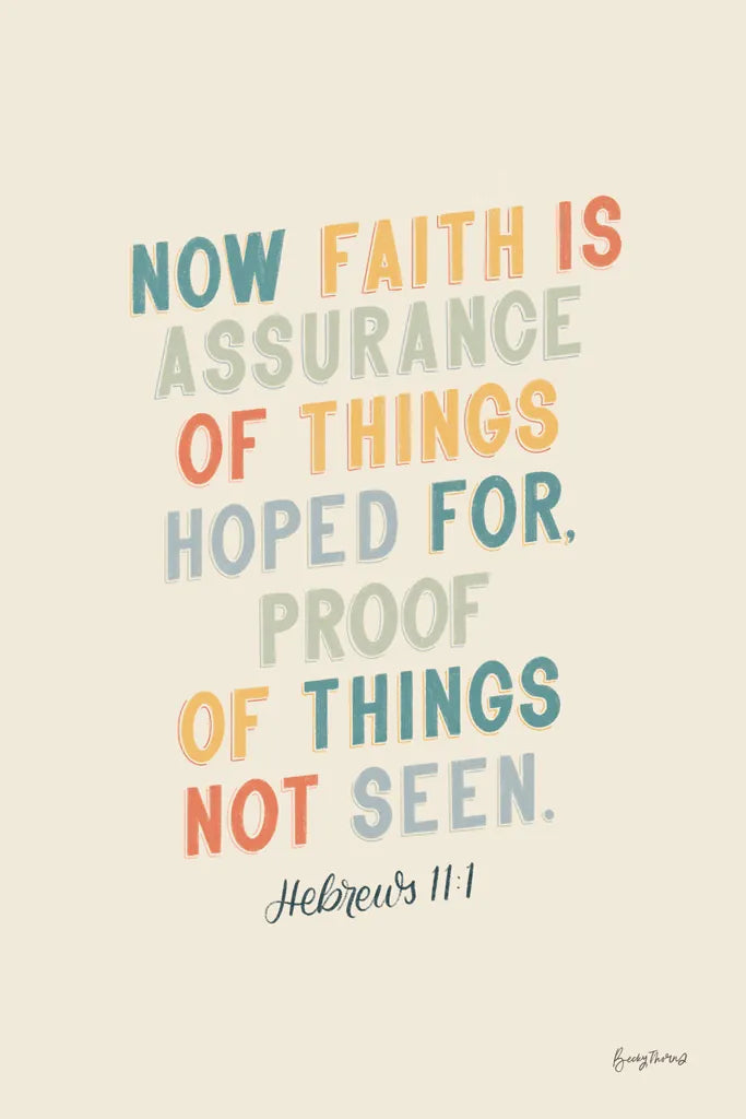 Bible Saying V by Becky Thorns. SKU 57470h. Archival Giclee Fine art print for wall decor.