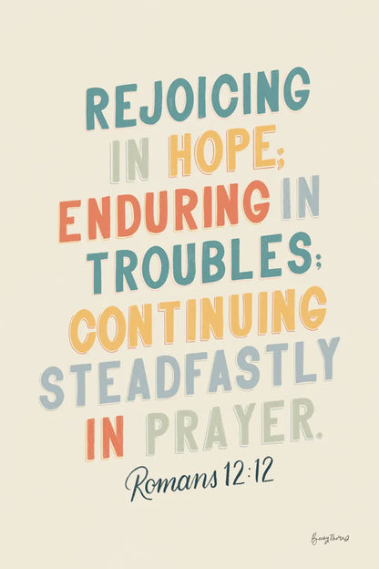 Bible Saying VI by Becky Thorns. SKU 57471h. Archival Giclee Fine art print for wall decor.